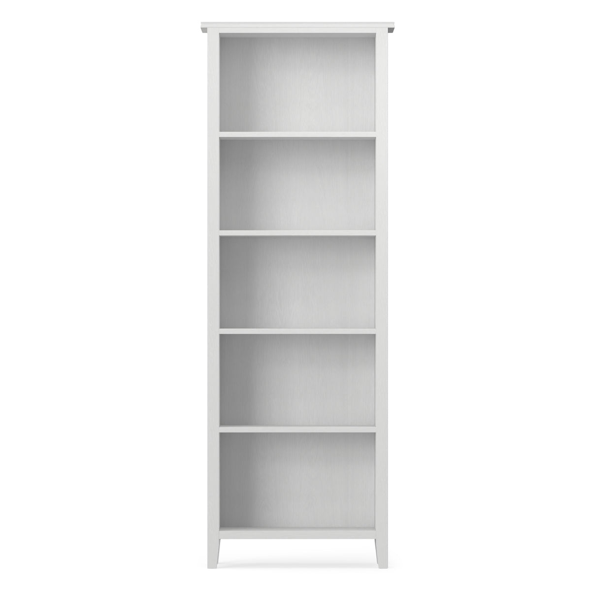 White | Artisan 5 Shelf Bookcase