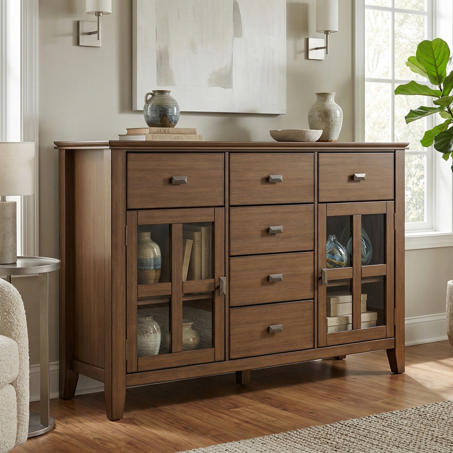 Rustic Natural Aged Brown | Artisan Sideboard Buffet