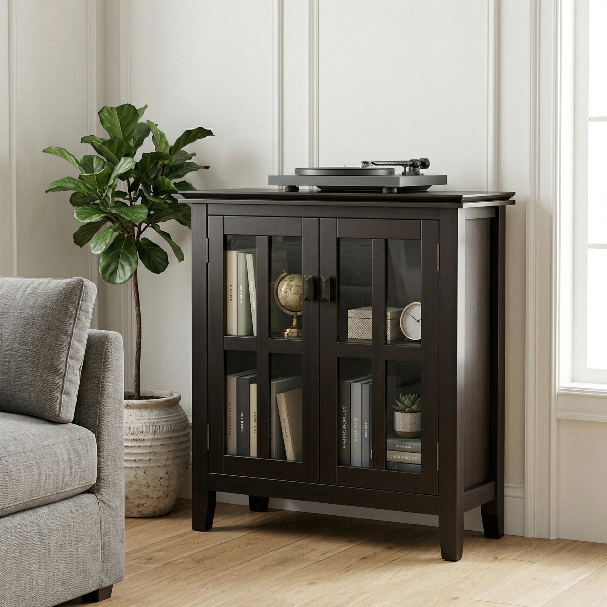 Hickory Brown | Artisan Low Storage Cabinet