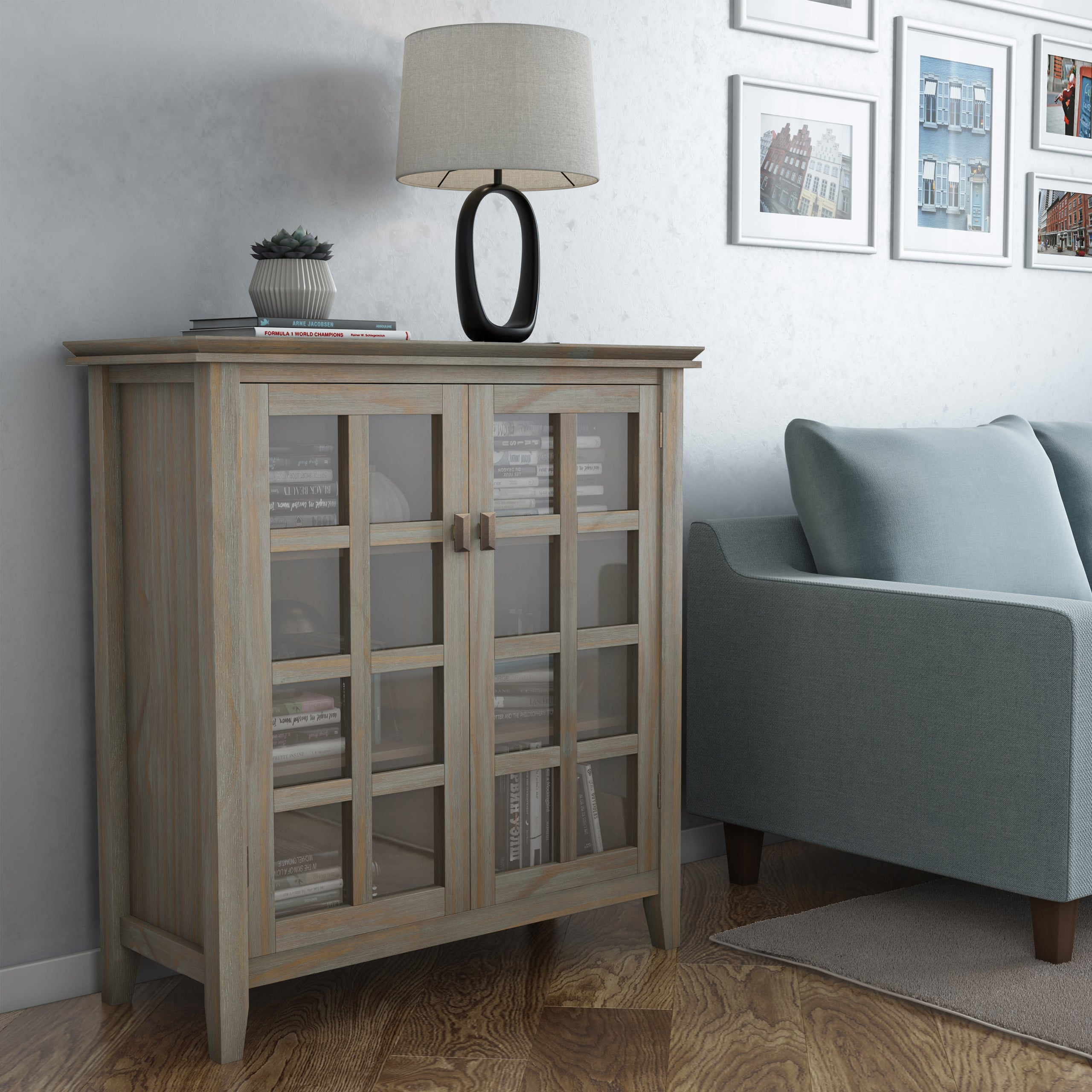 Distressed Grey | Artisan Storage Cabinet