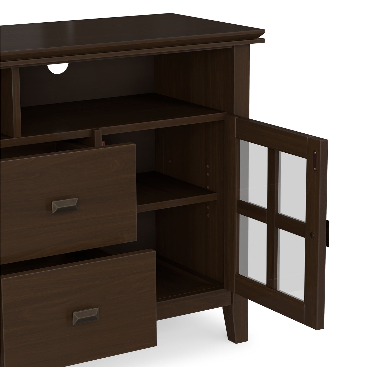 Natural Aged Brown | Artisan TV Media Stand