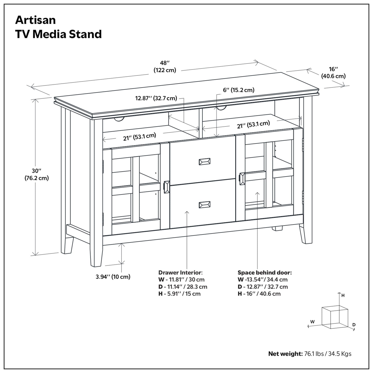 Artisan TV Media Stand