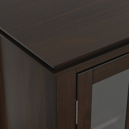 Dark Chestnut Brown | Artisan Tall TV Media Stand