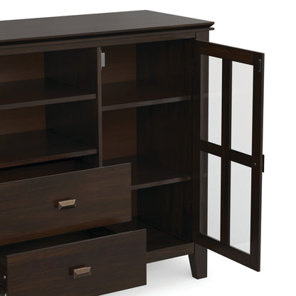 Dark Chestnut Brown | Artisan Tall TV Media Stand