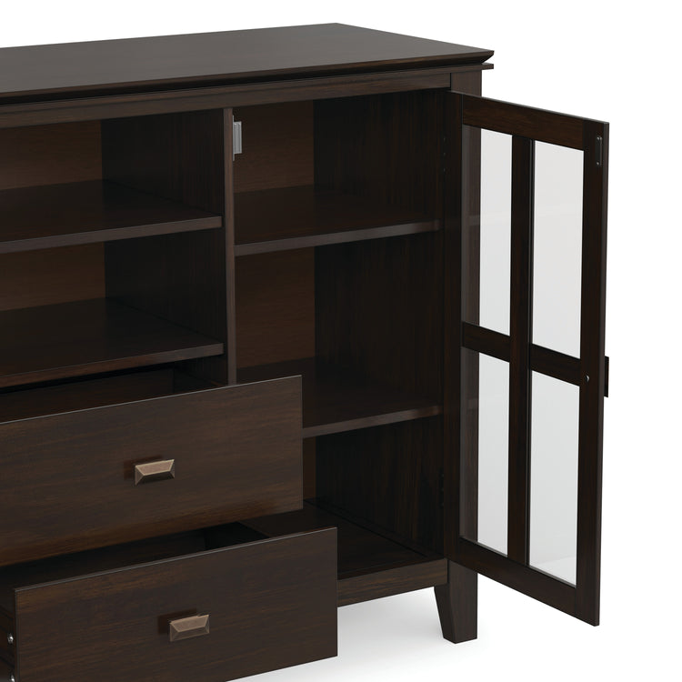 Dark Chestnut Brown | Artisan Tall TV Media Stand