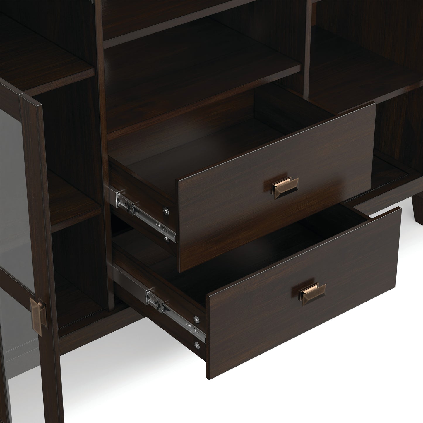Dark Chestnut Brown | Artisan Tall TV Media Stand
