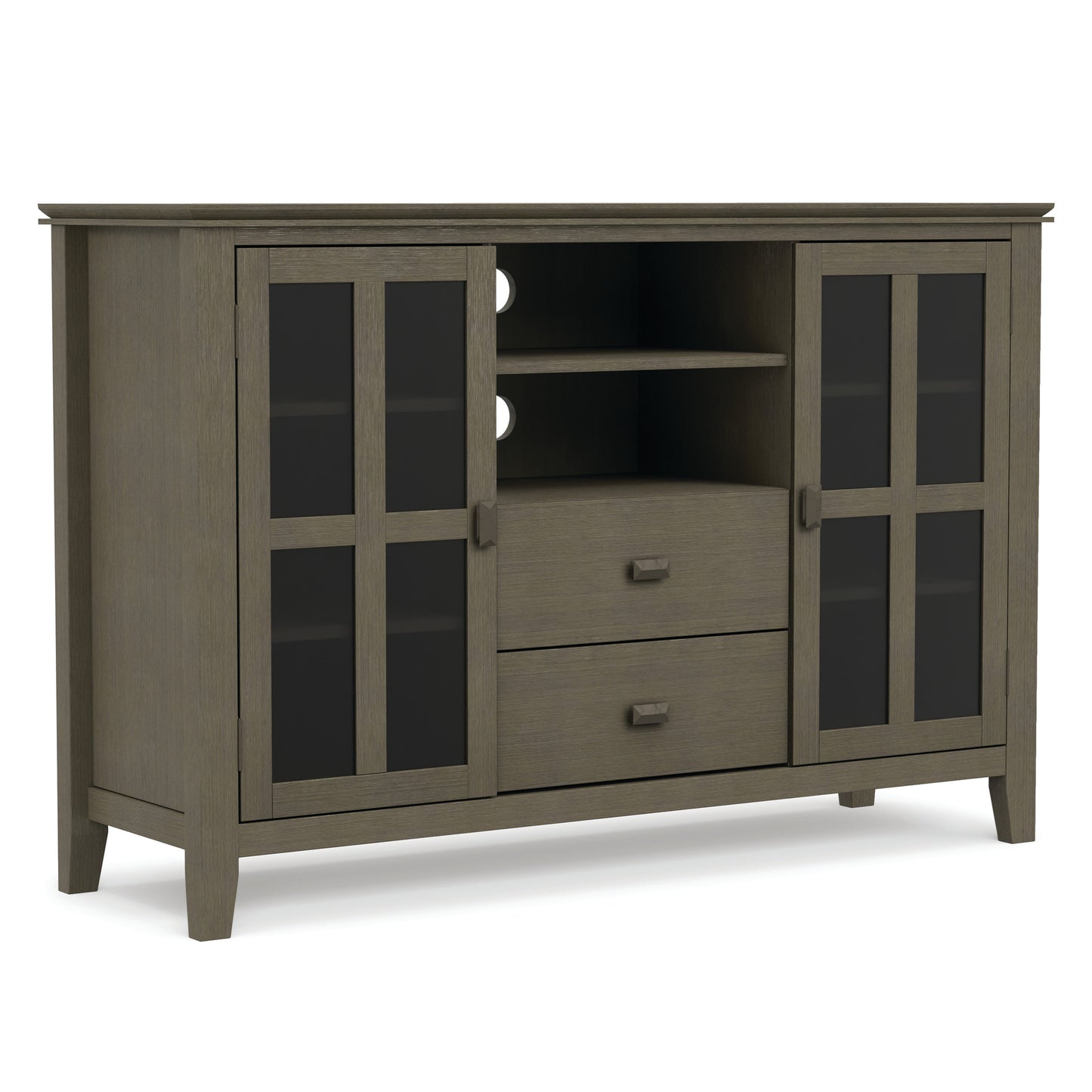 Farmhouse Grey | Artisan Tall TV Media Stand