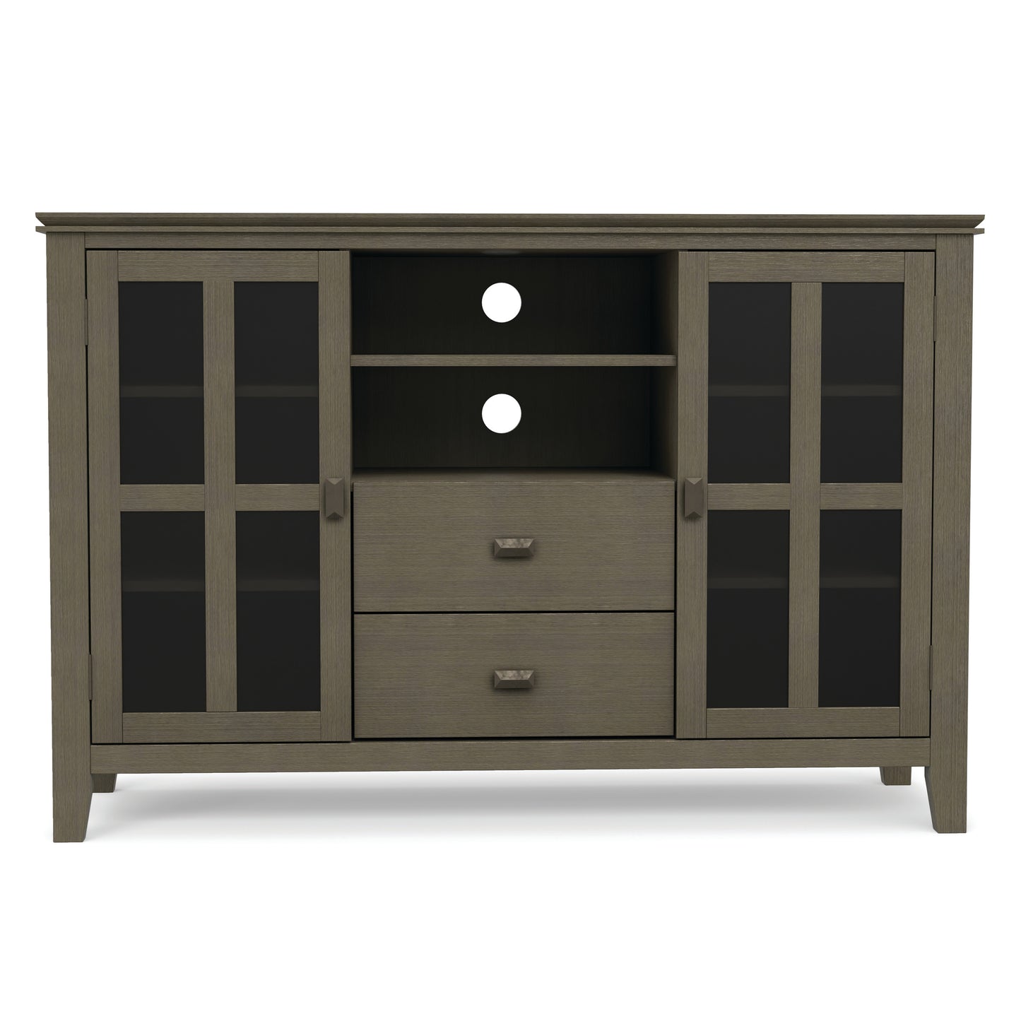 Farmhouse Grey | Artisan Tall TV Media Stand
