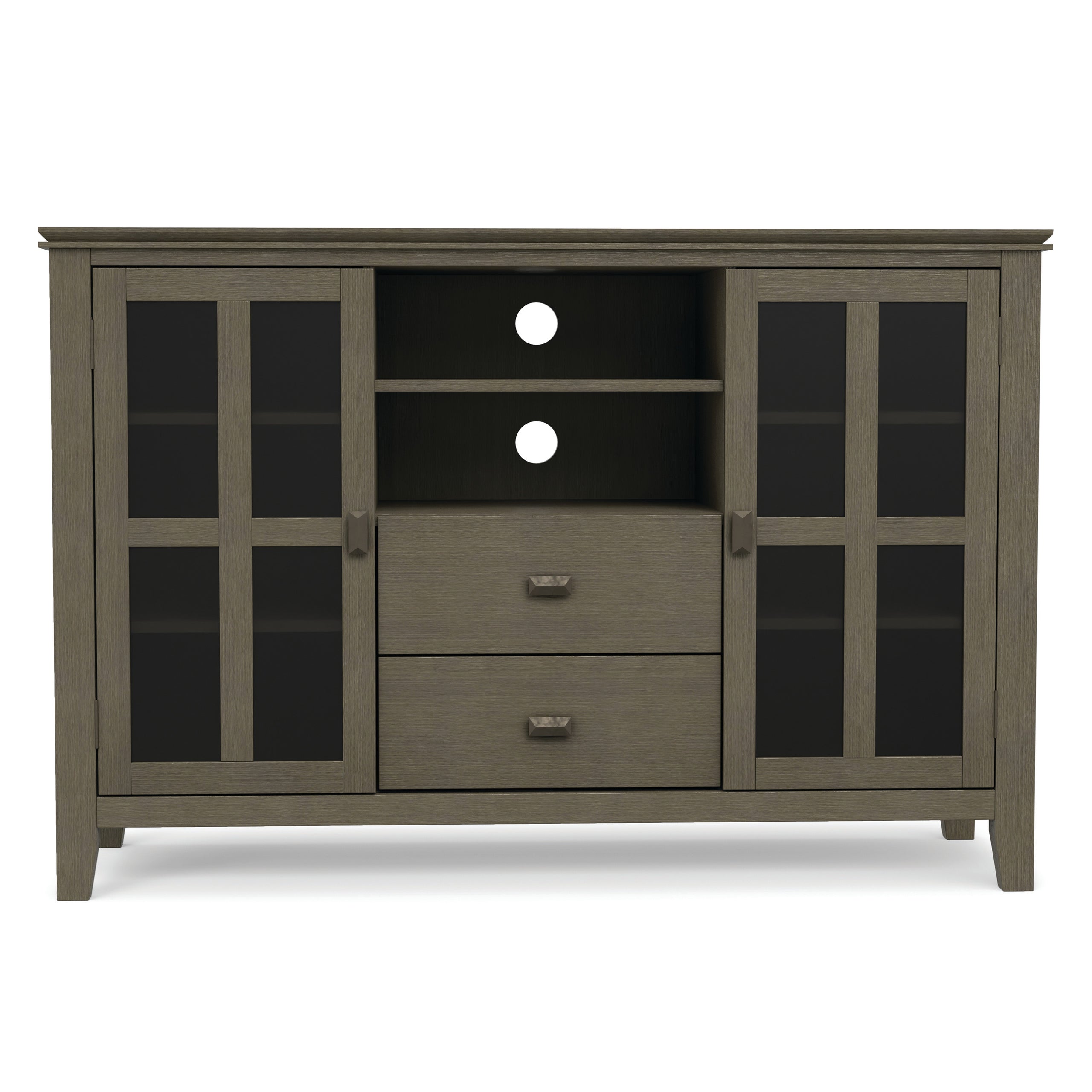 Farmhouse Grey | Artisan Tall TV Media Stand