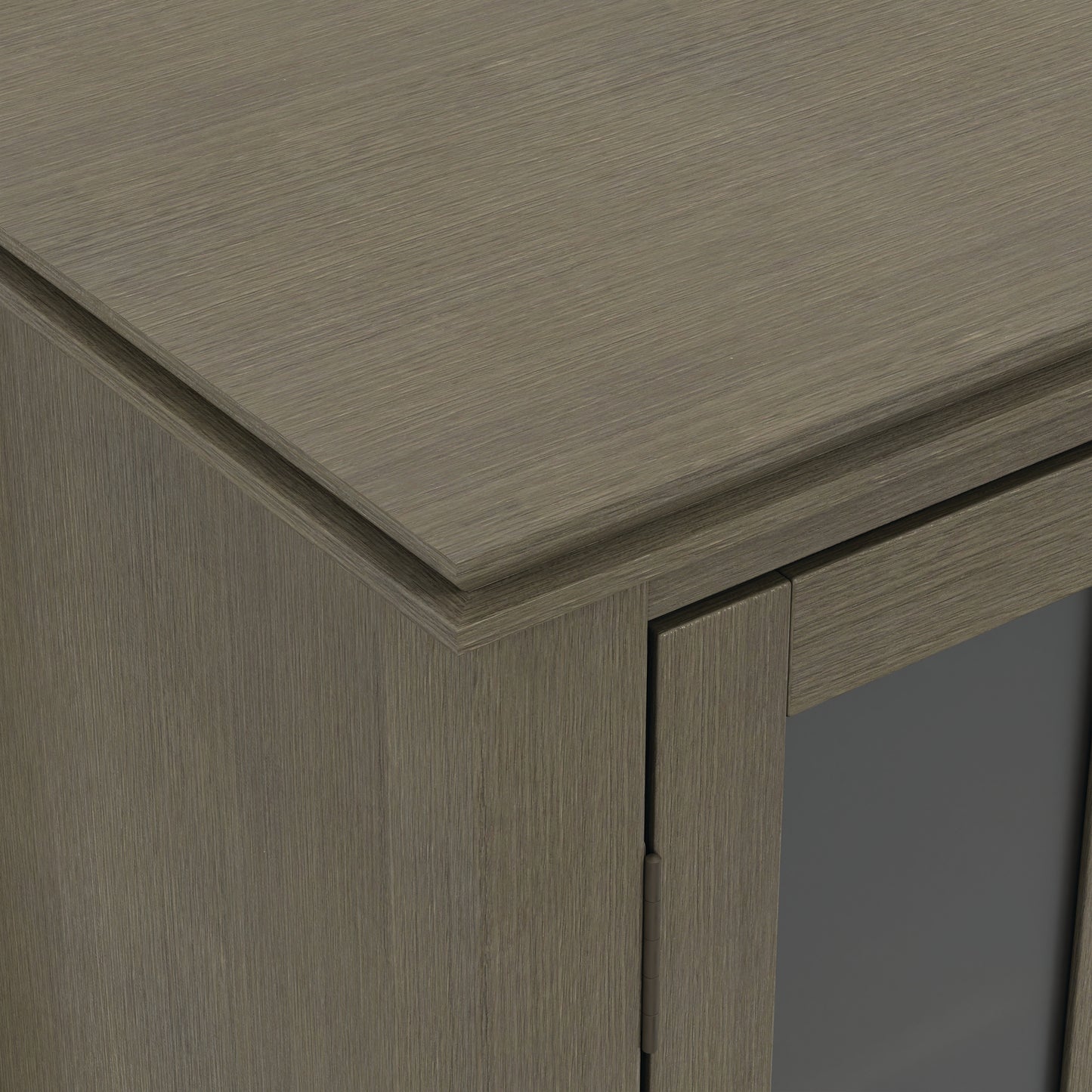 Farmhouse Grey | Artisan Tall TV Media Stand