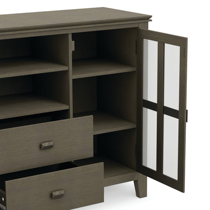 Farmhouse Grey | Artisan Tall TV Media Stand