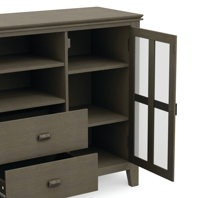 Farmhouse Grey | Artisan Tall TV Media Stand