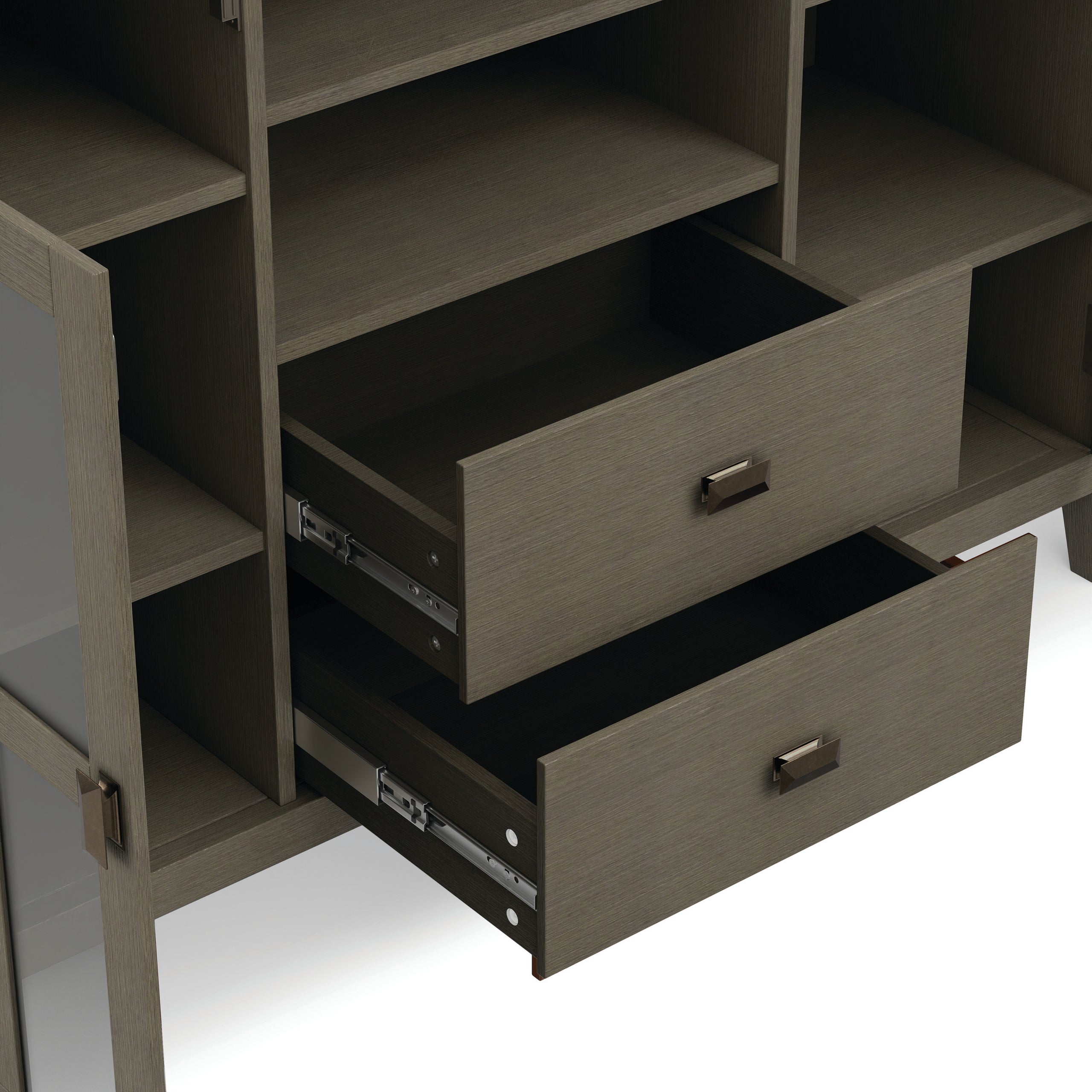 Farmhouse Grey | Artisan Tall TV Media Stand