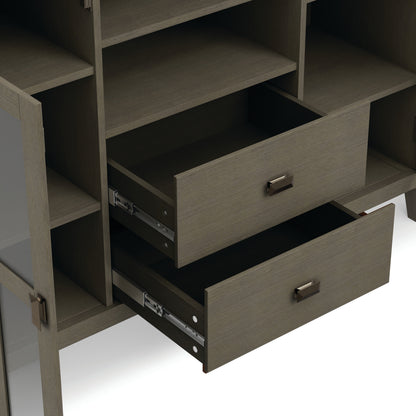 Farmhouse Grey | Artisan Tall TV Media Stand