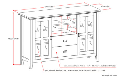 Farmhouse Grey | Artisan Tall TV Stand