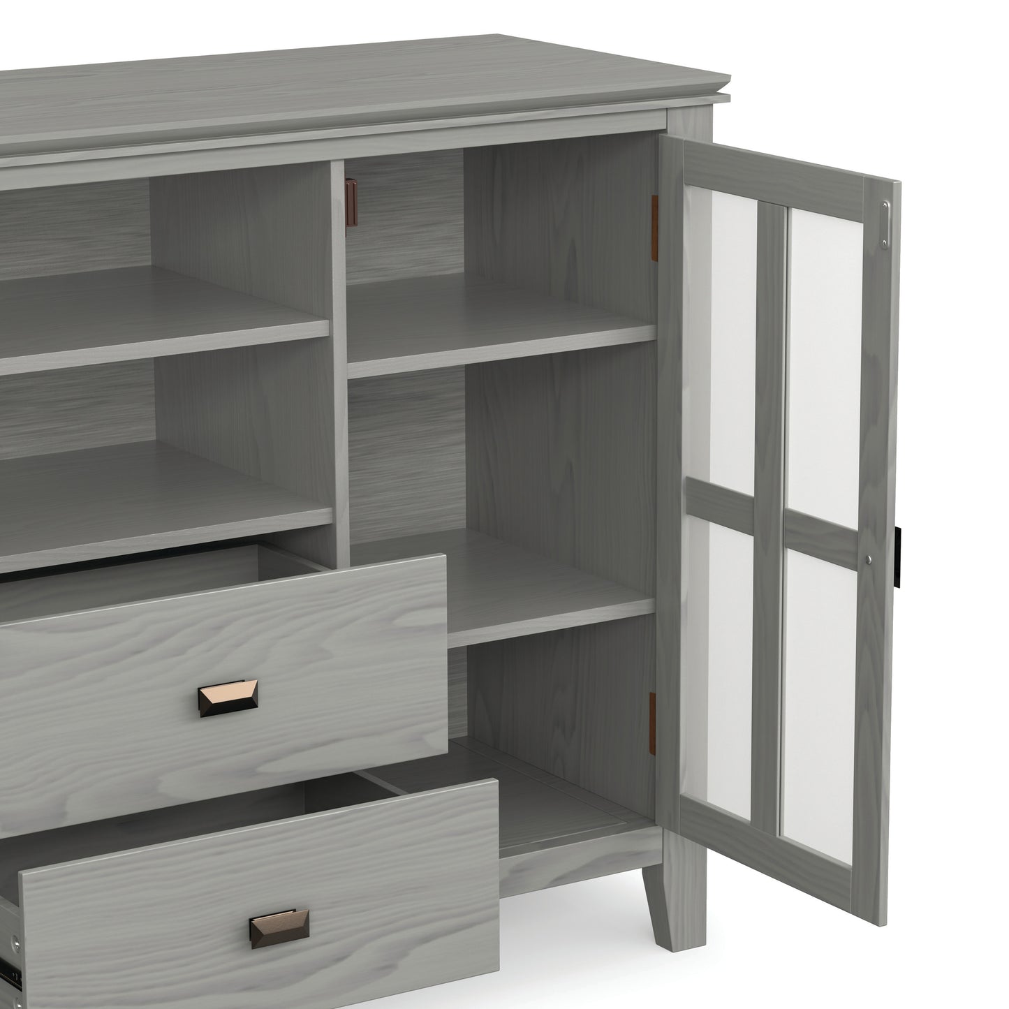 Fog Grey | Artisan Tall TV Media Stand
