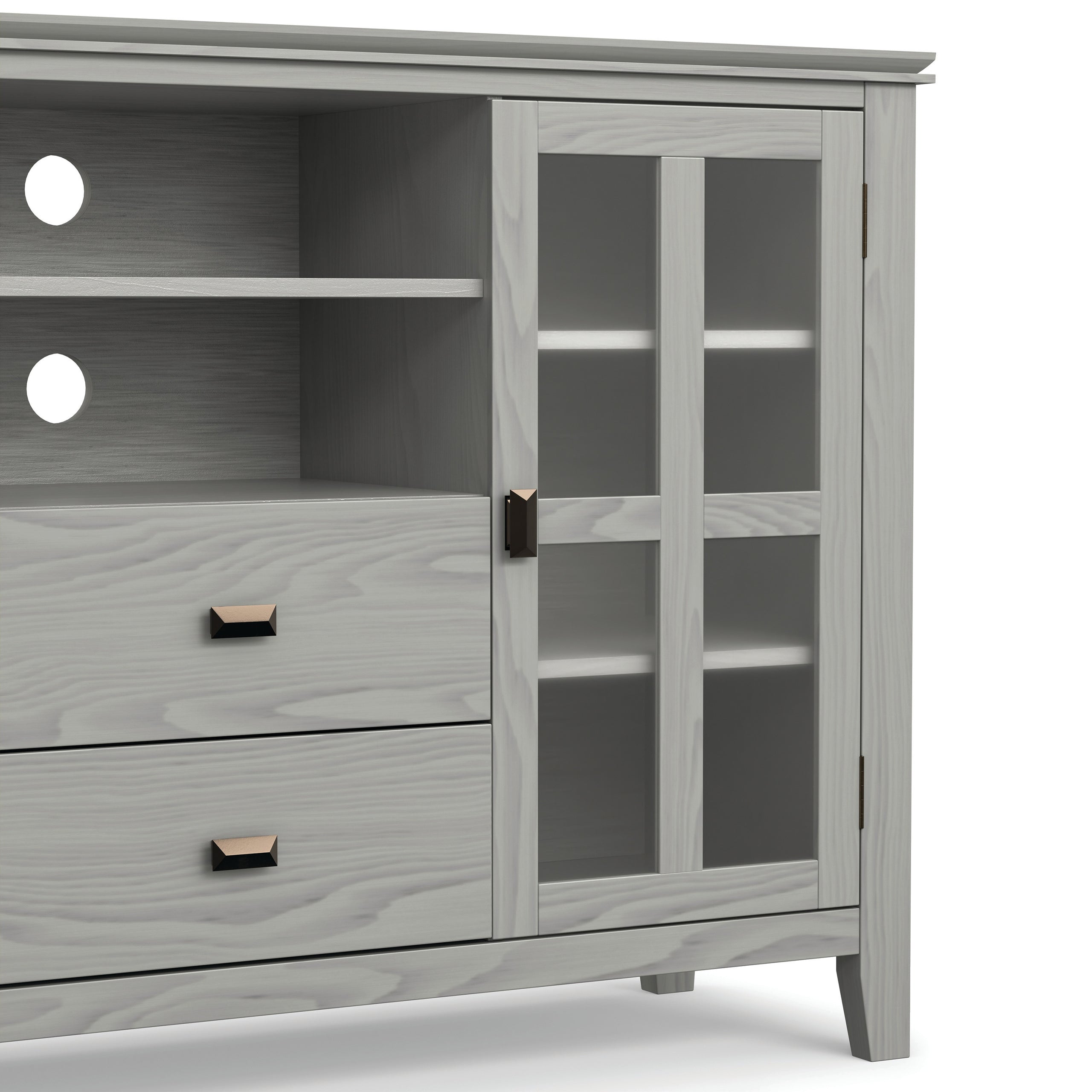 Fog Grey | Artisan Tall TV Media Stand