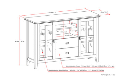 Fog Grey | Artisan Tall TV Stand