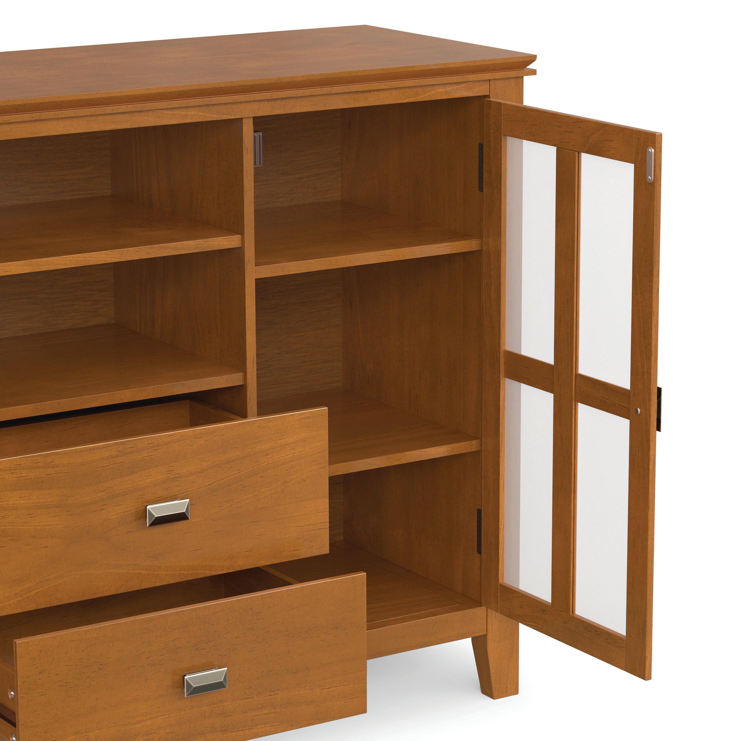 Honey Brown | Artisan Tall TV Media Stand