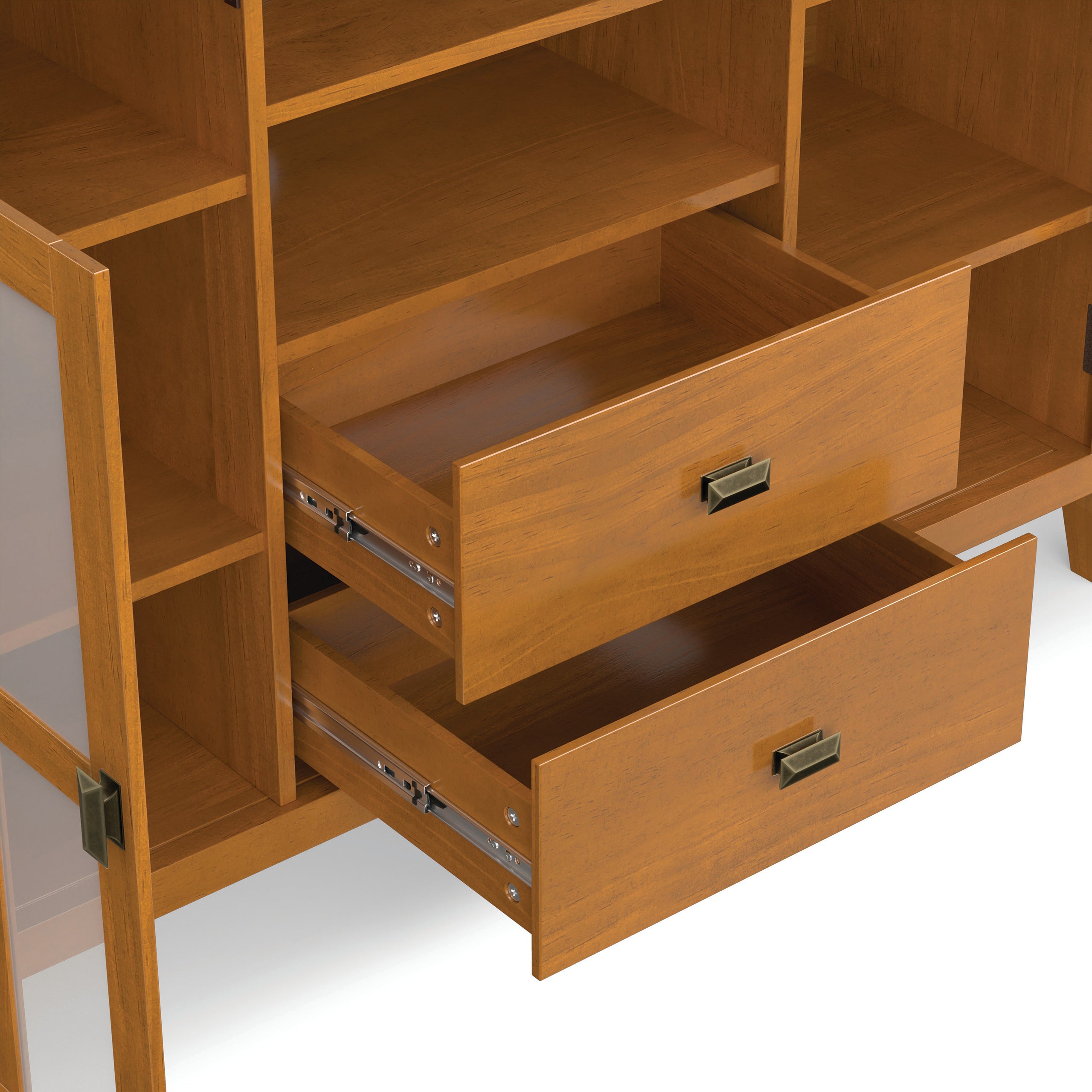 Honey Brown | Artisan Tall TV Media Stand