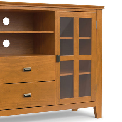 Honey Brown | Artisan Tall TV Media Stand