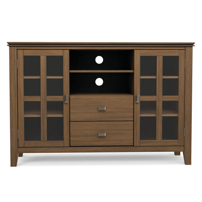 Rustic Natural Aged Brown | Artisan Tall TV Media Stand