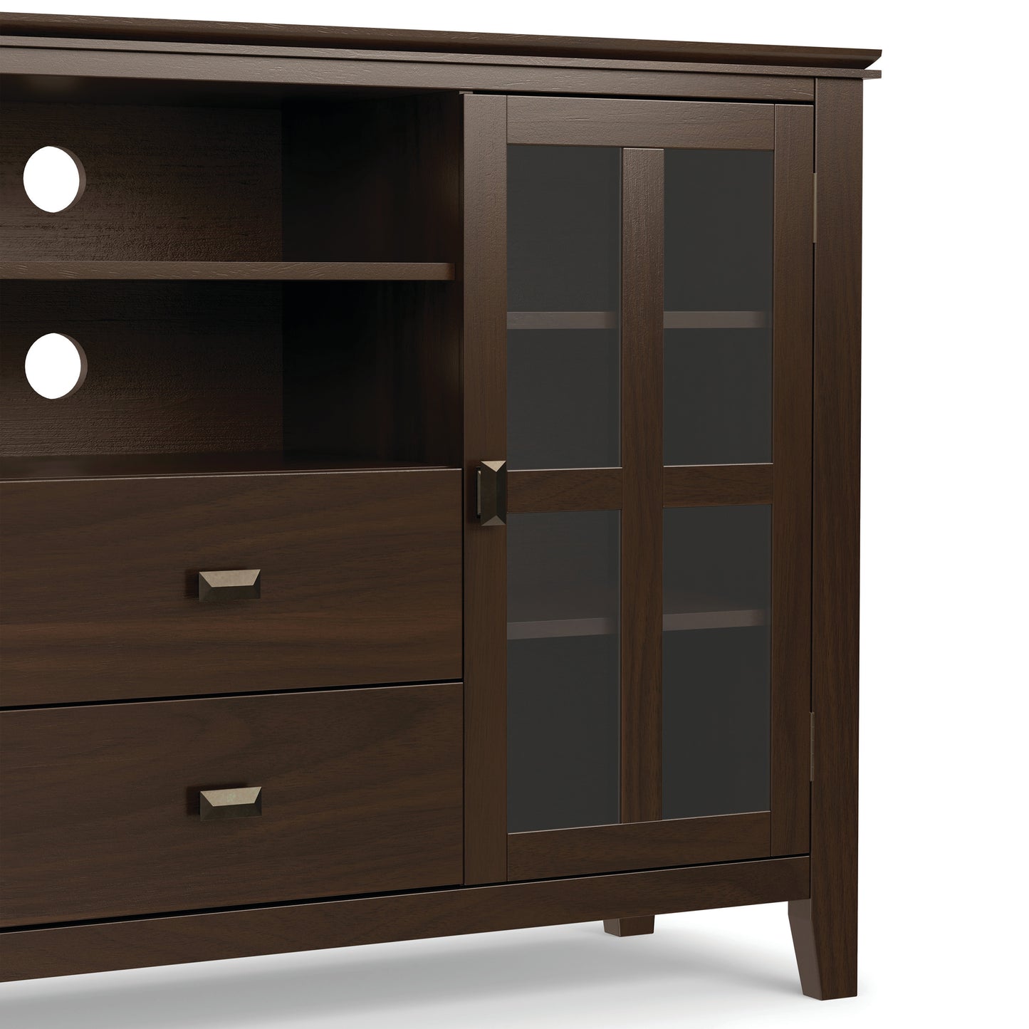 Tobacco Brown | Artisan Tall TV Media Stand