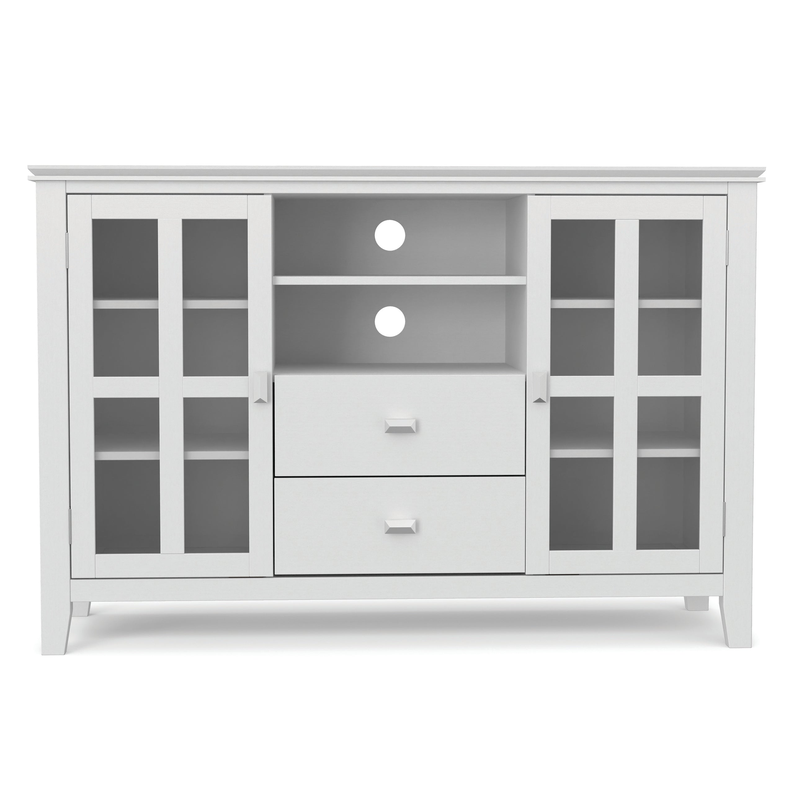 White | Artisan Tall TV Media Stand
