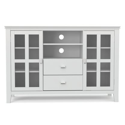 White | Artisan Tall TV Media Stand