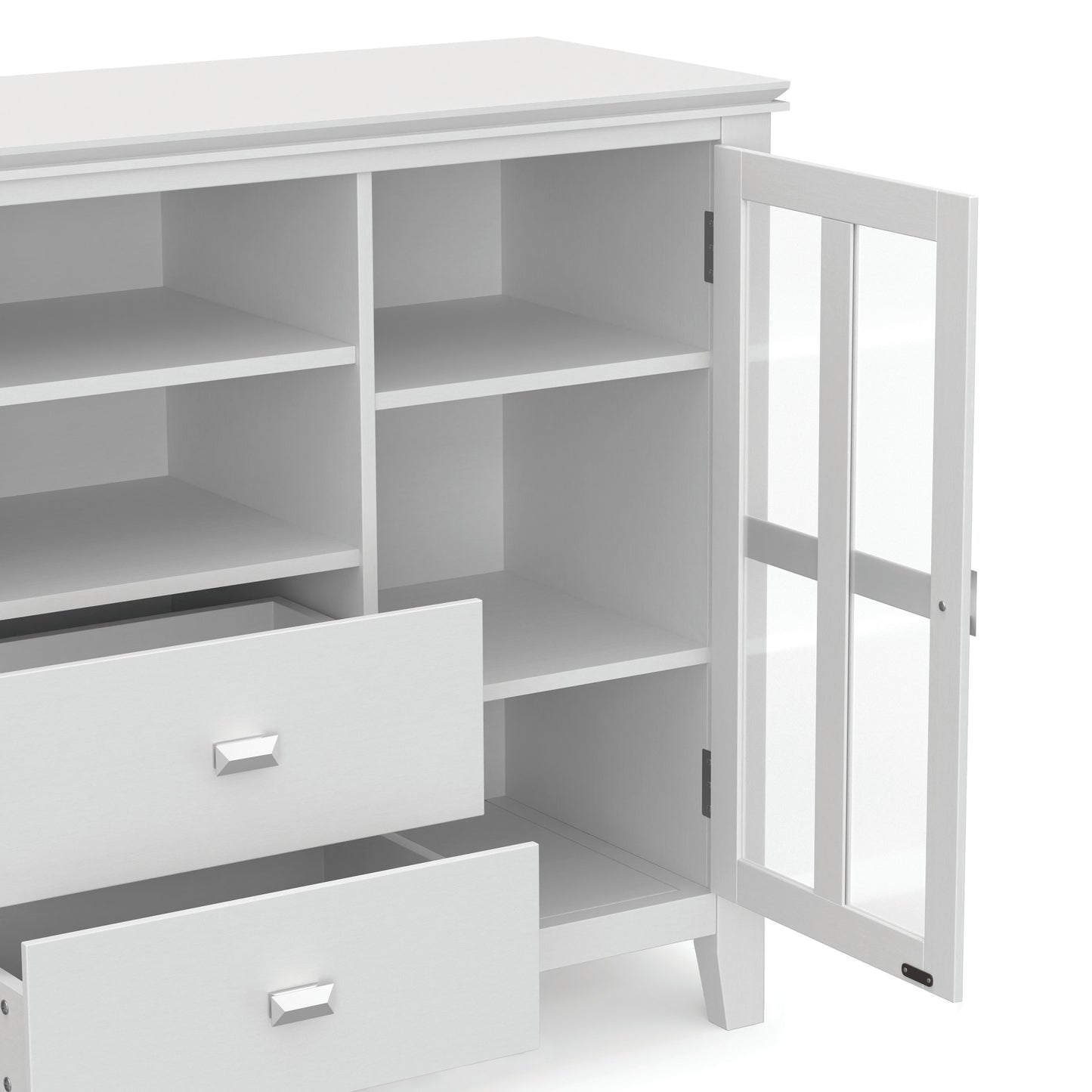 White | Artisan Tall TV Media Stand