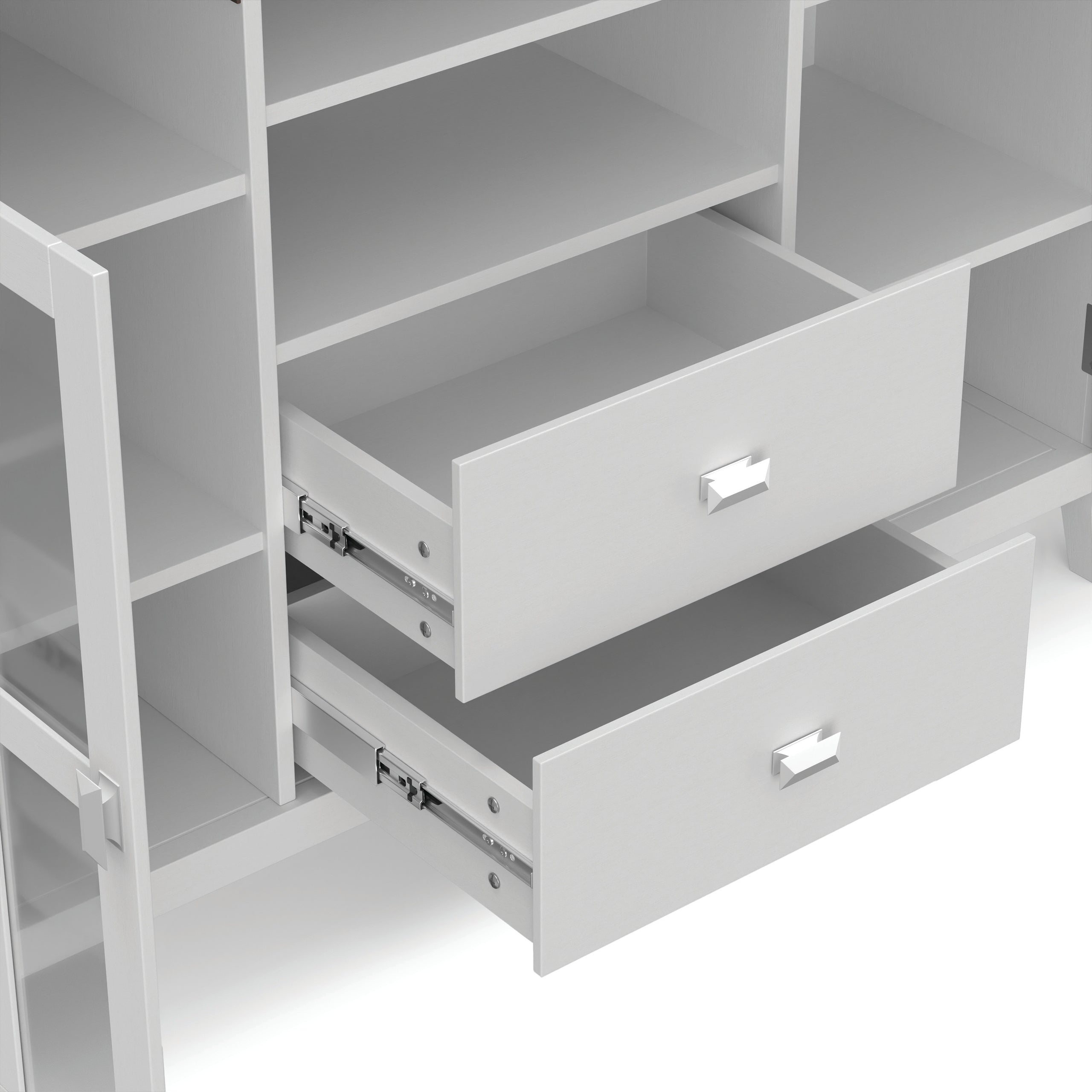 White | Artisan Tall TV Media Stand