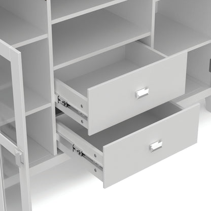 White | Artisan Tall TV Media Stand