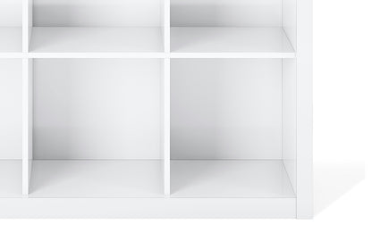 White | Artisan 9 Cube Bookcase