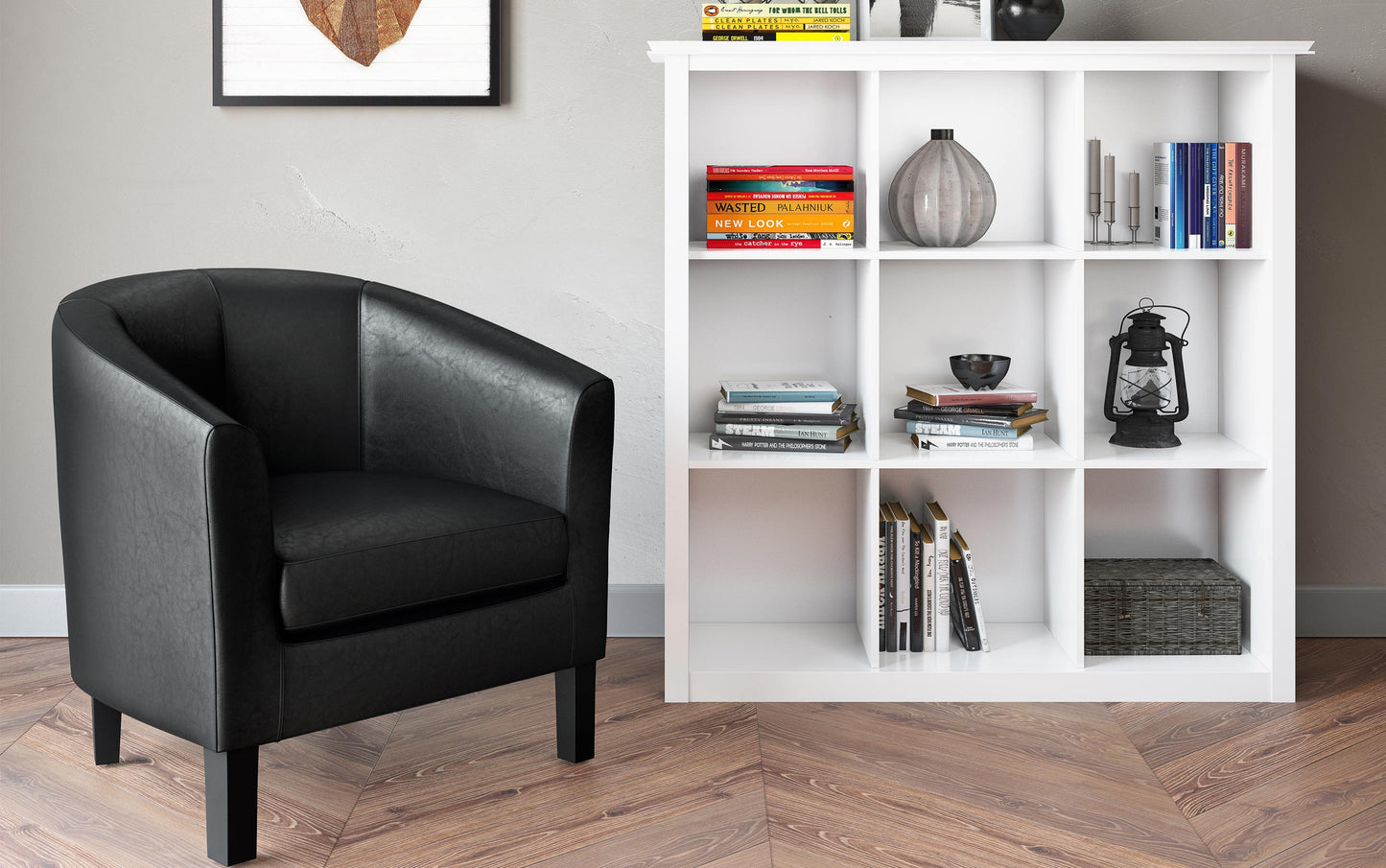 White | Artisan 9 Cube Bookcase