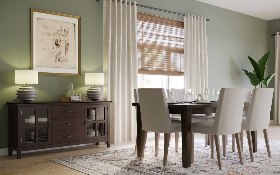 Dark Chestnut Brown | Artisan Large Sideboard Buffet