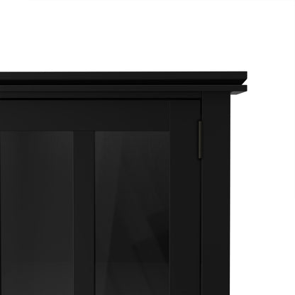 Black | Artisan Wide 4 Door Storage Cabinet