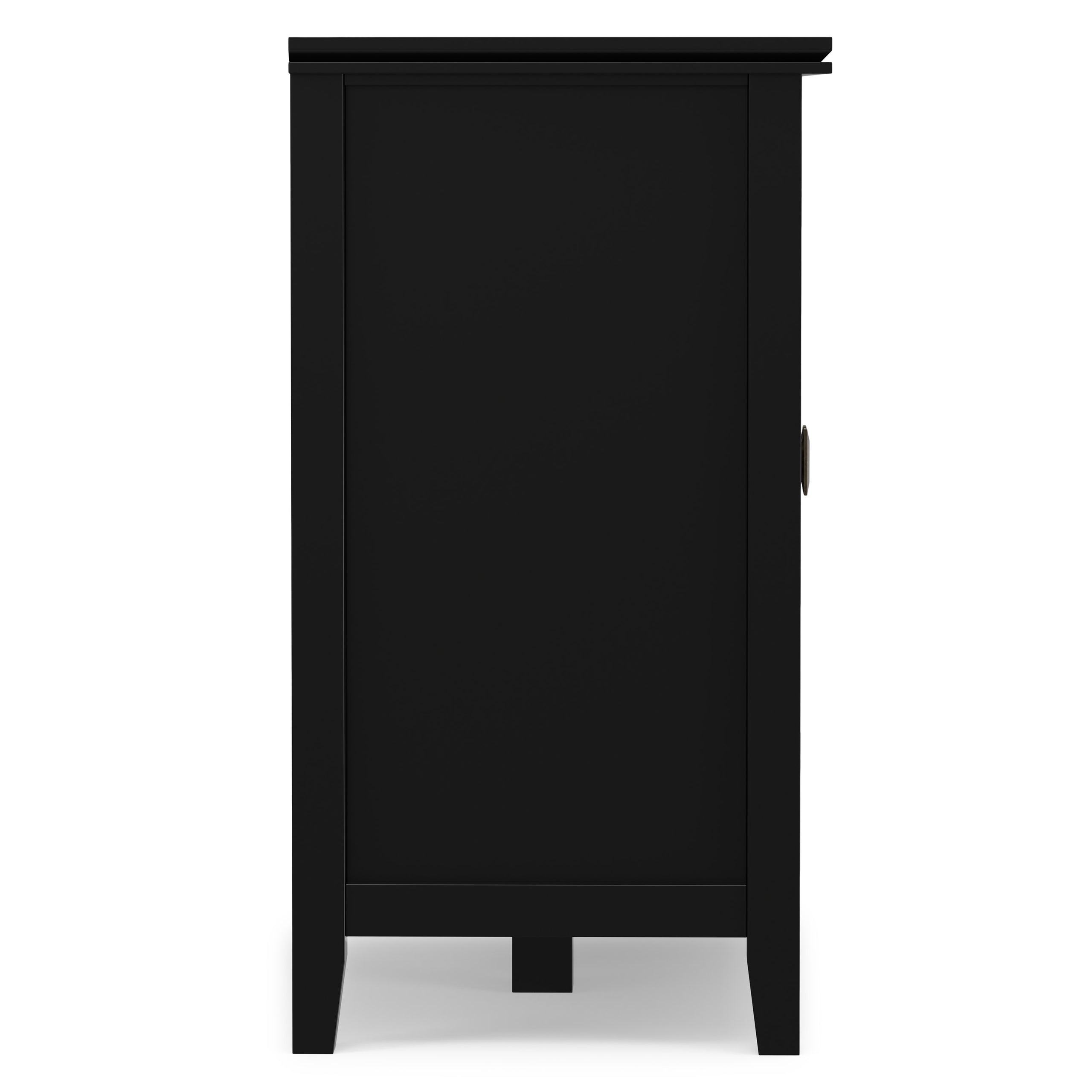 Black | Artisan Wide 4 Door Storage Cabinet