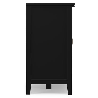 Black | Artisan Wide 4 Door Storage Cabinet