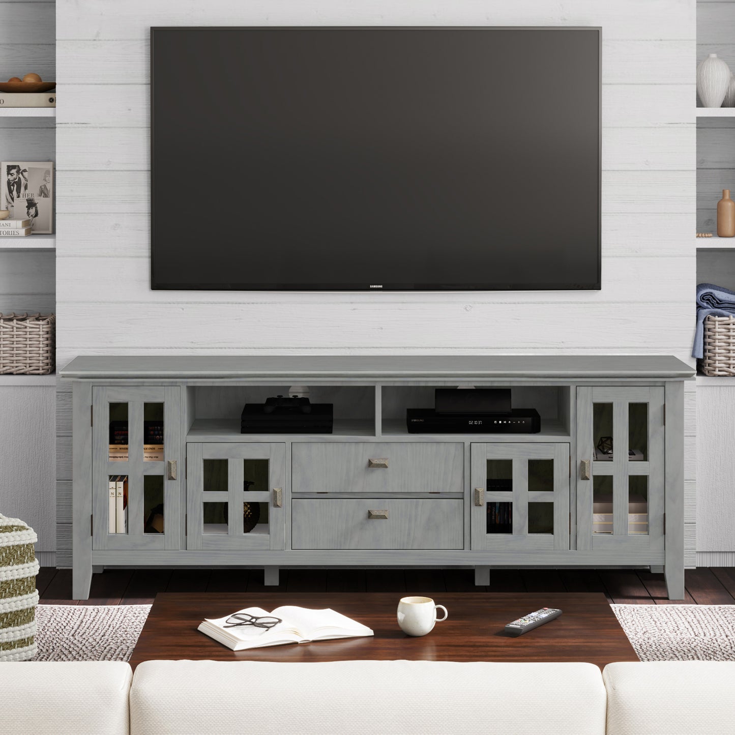 Fog Grey | Artisan 72 inch TV Media Stand