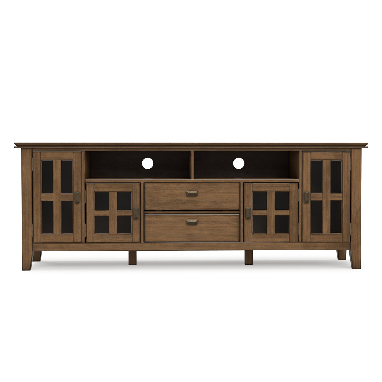 Rustic Natural Aged Brown | Artisan 72 inch TV Media Stand