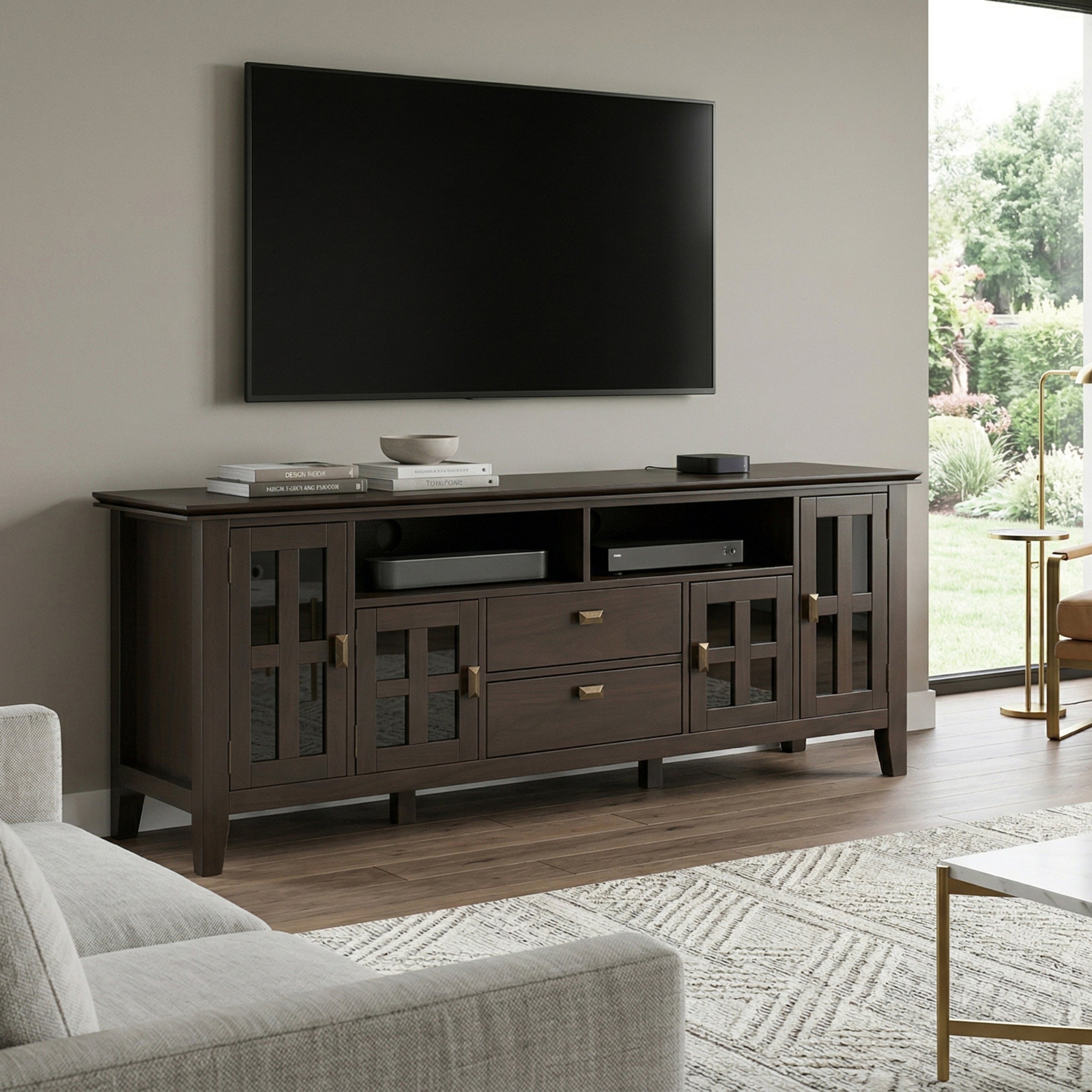 Tobacco Brown | Artisan 72 inch TV Media Stand