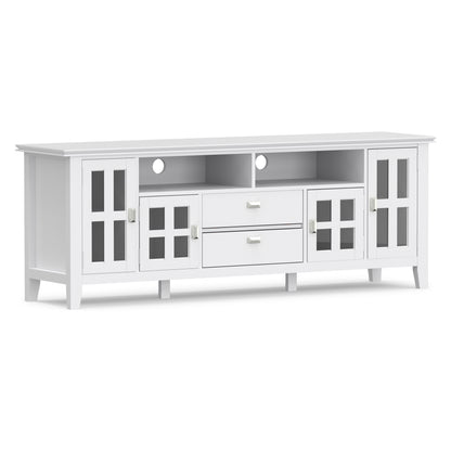 White | Artisan 72 inch TV Media Stand