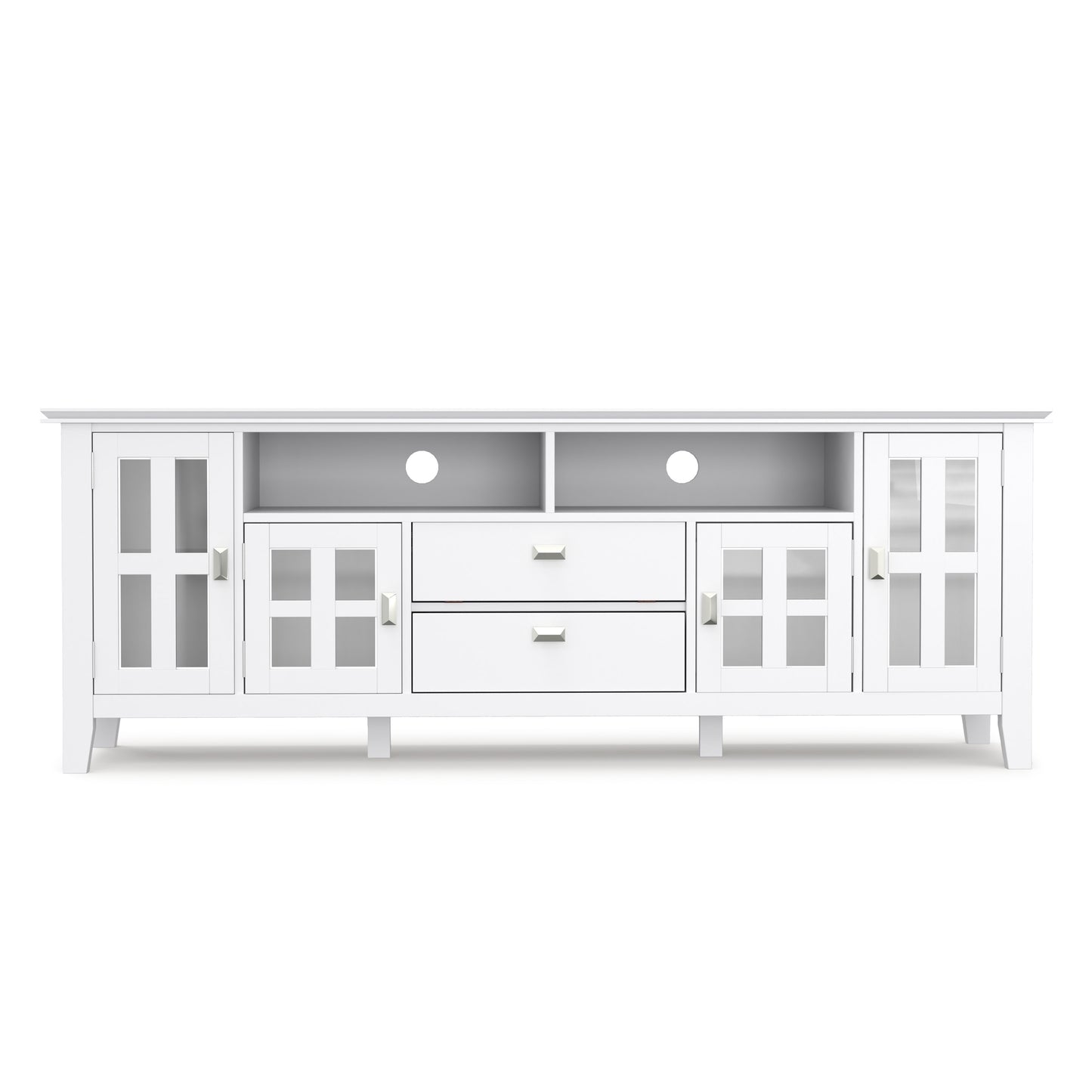 White | Artisan 72 inch TV Media Stand