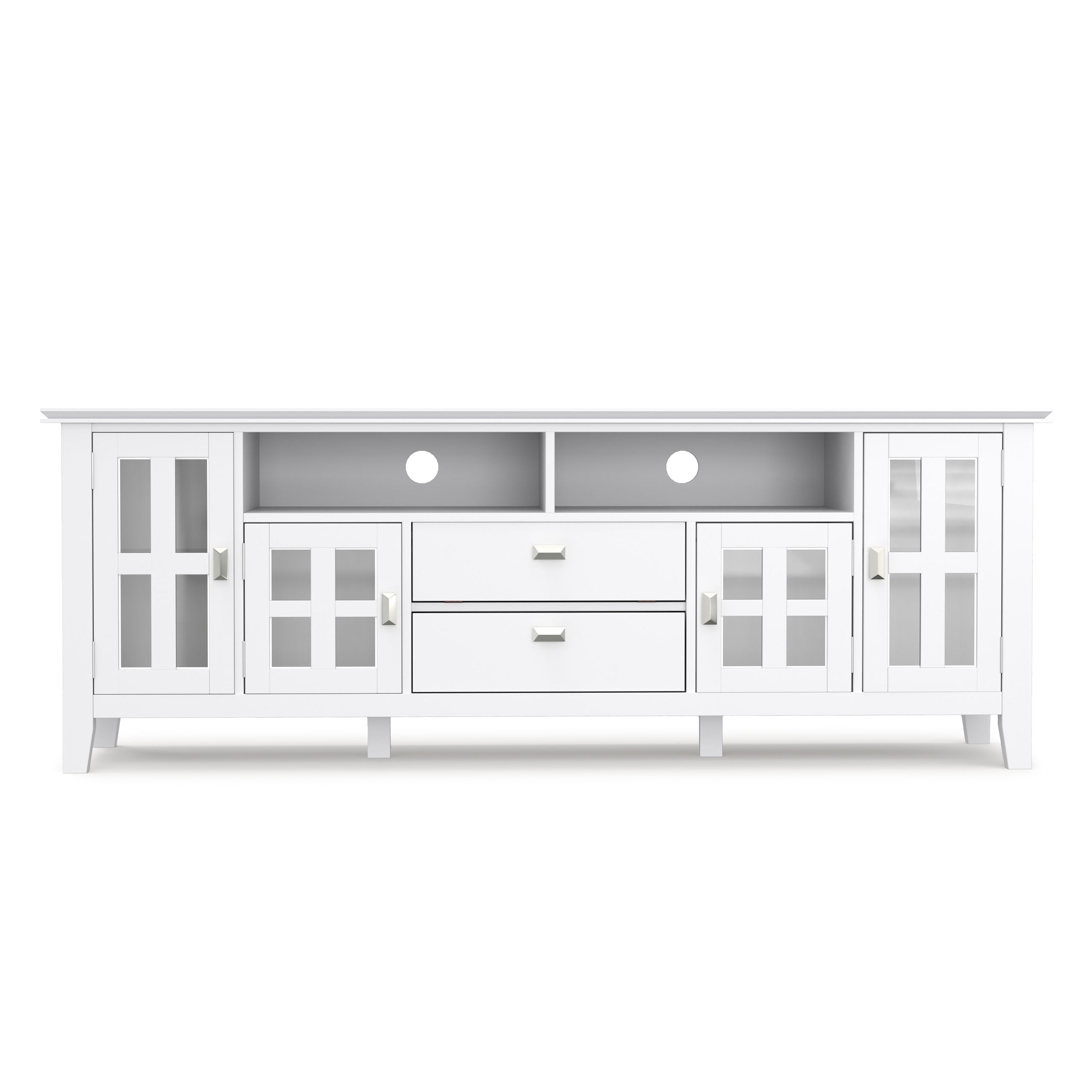 White | Artisan 72 inch TV Media Stand