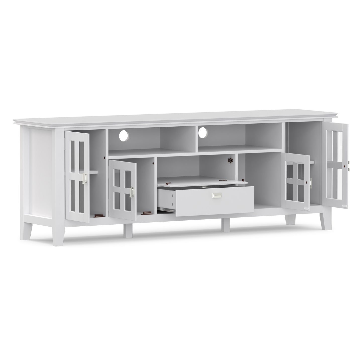 White | Artisan 72 inch TV Media Stand