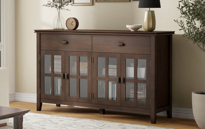 Natural Aged Brown | Artisan Large 4 Door Sideboard Buffet