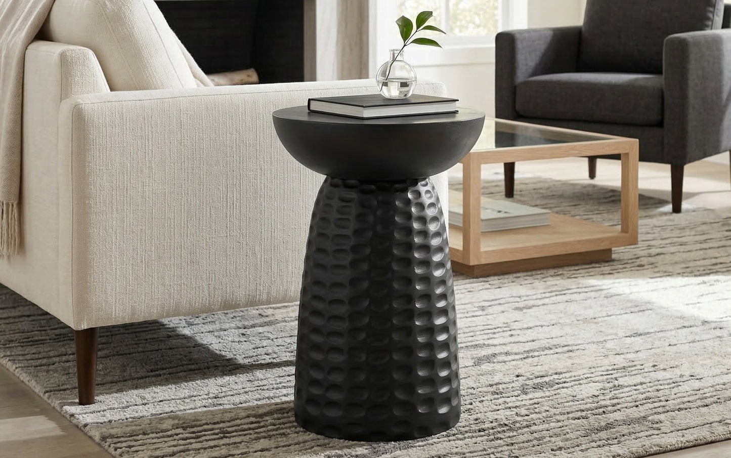 Black 16 inch | Boyd 16 inch Accent Table