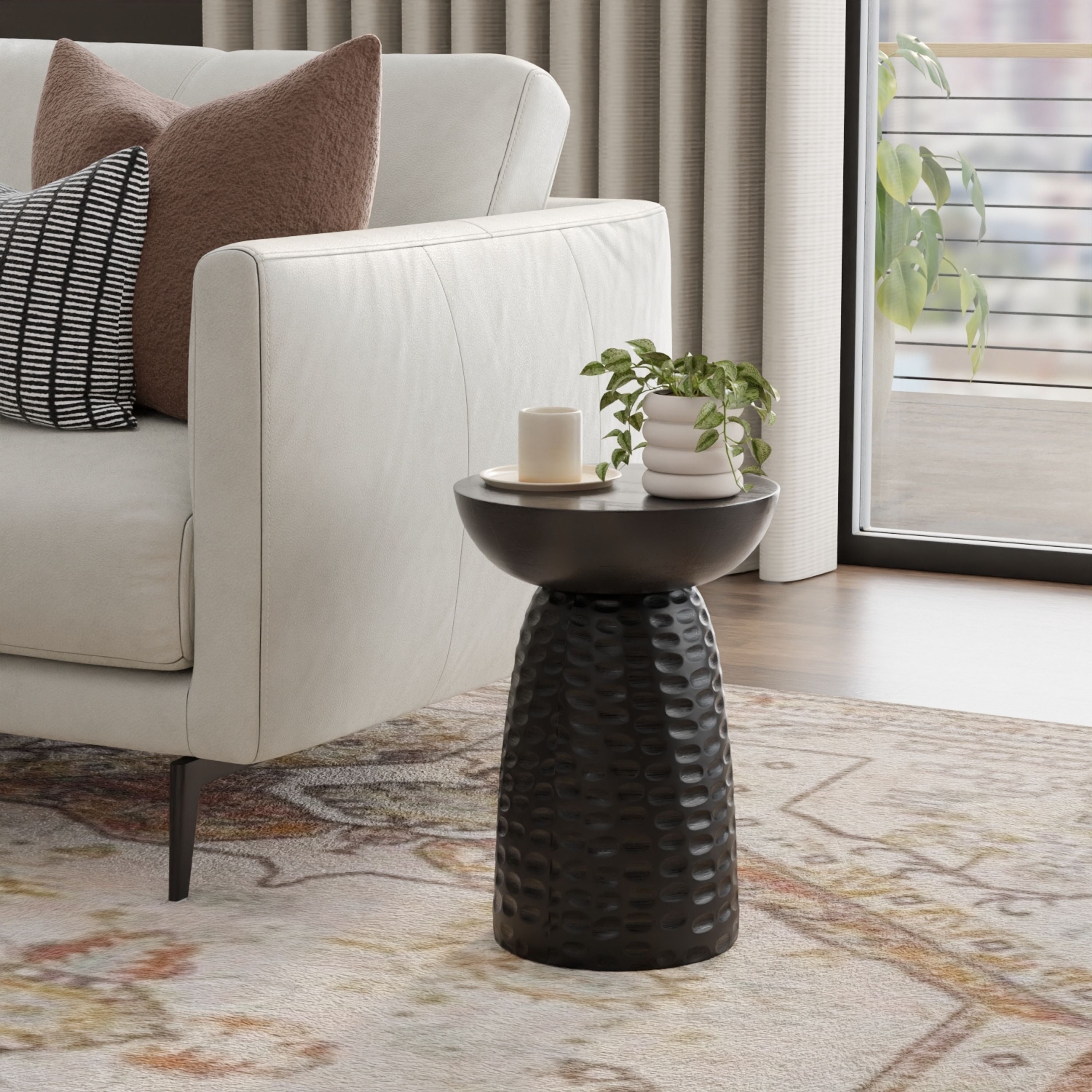 Solid Mango Accent Table | Boyd Wooden Accent Table – Simpli Home