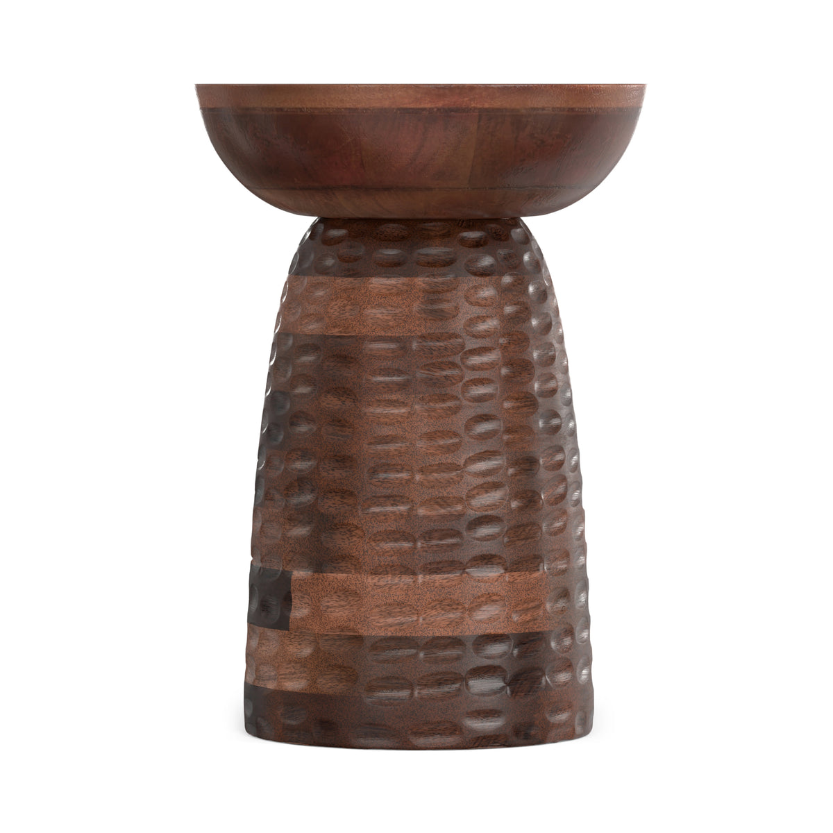 Warm Dark Brown | Boyd 13 inch Accent Table in Mango