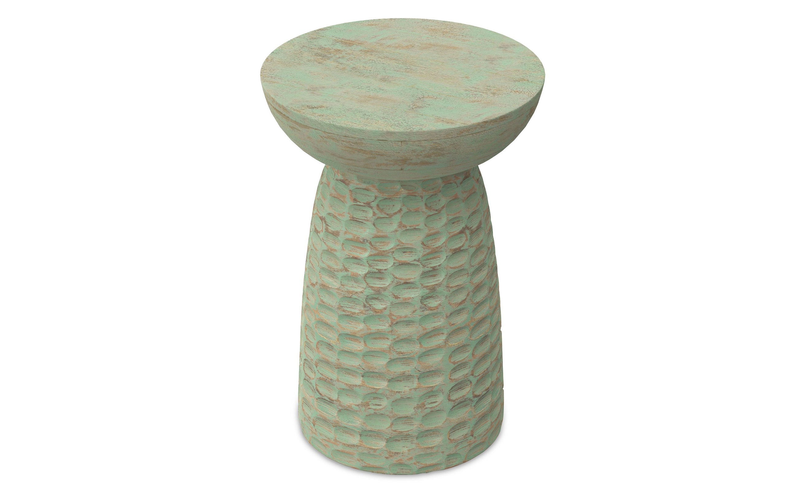 Green Wash | Boyd Wooden Accent Table